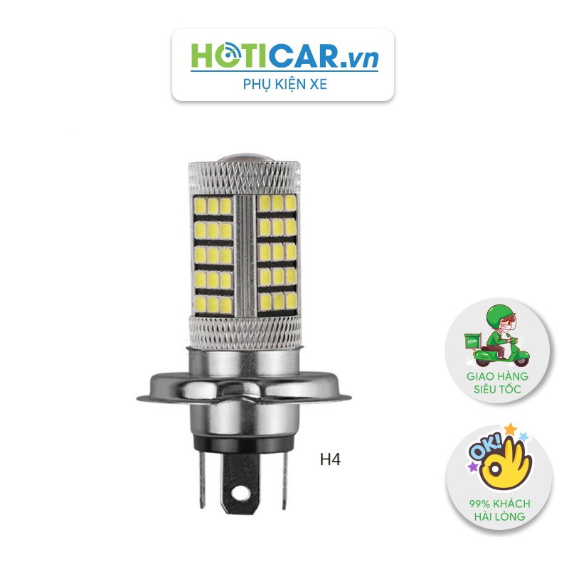 Đèn LED sương mù, demi xe chân H4 H7 H8/H11 9005 9006 66smd 2835 H2835-66 siêu sáng