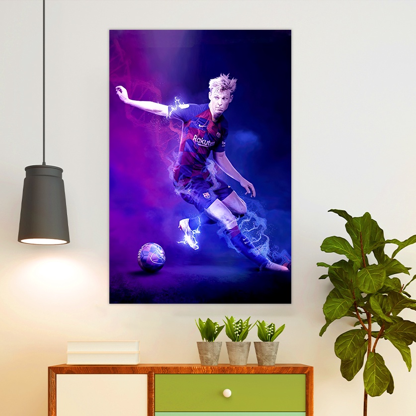 Hình Dán Cầu Thủ De Jong Kích Thước 40*60cm | Hình Dán Decor Phòng , Quán Cà Phê , Quán Game