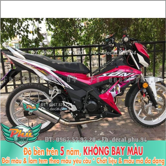 Tem rời Sonic Hồng trắng (H) -1