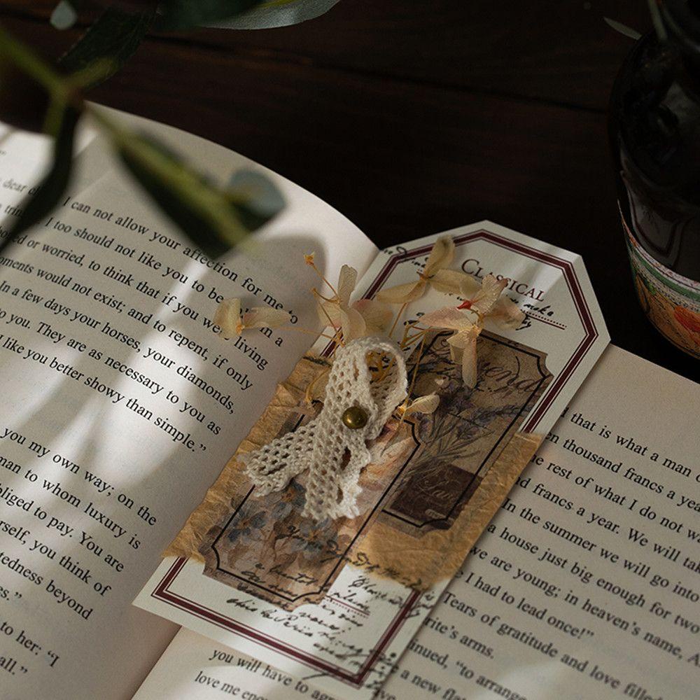 Set 40 Nhãn Dán Giấy Ghi Chú Phong Cách Retro