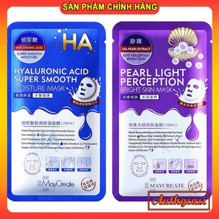 Mặt nạ HA MayCreate xanh và tím [Mask HA] 28ml