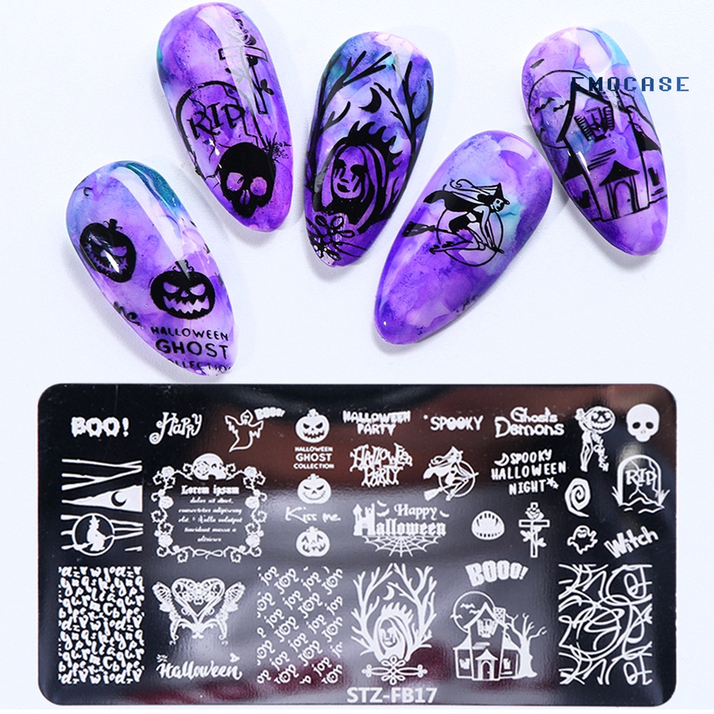 Ny-đầu Thép Dán Móng Nghệ Thuật Đa Năng Có Thể Tái Sử Dụng Dễ Sử Dụng Cho Dịp Halloween