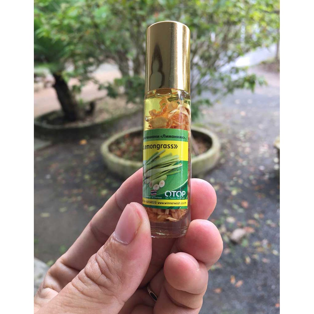 Dầu Bi Lăn Hương Sả Mùi Thơm Dễ Chịu Thư GIãn THái Lan