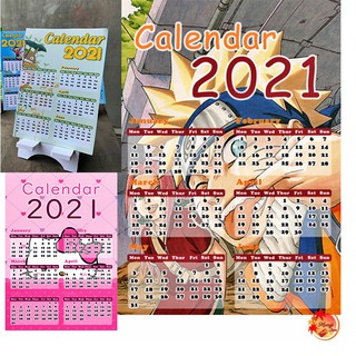 Lịch để bàn 2021 (Nhiều mẫu lựa chọn - In theo yêu cầu) Tặng kèm giá đỡ điện thoại