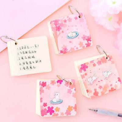 Sổ note flashcard khủng long hamster mèo sakura FC1 sổ note cute