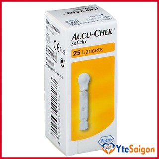 ✅ [Chính hãng] Kim chích lấy máu Accu-Chek Softclix ✅ Dùng cho máy Accu-Chek ✅ Hộp 25 kim