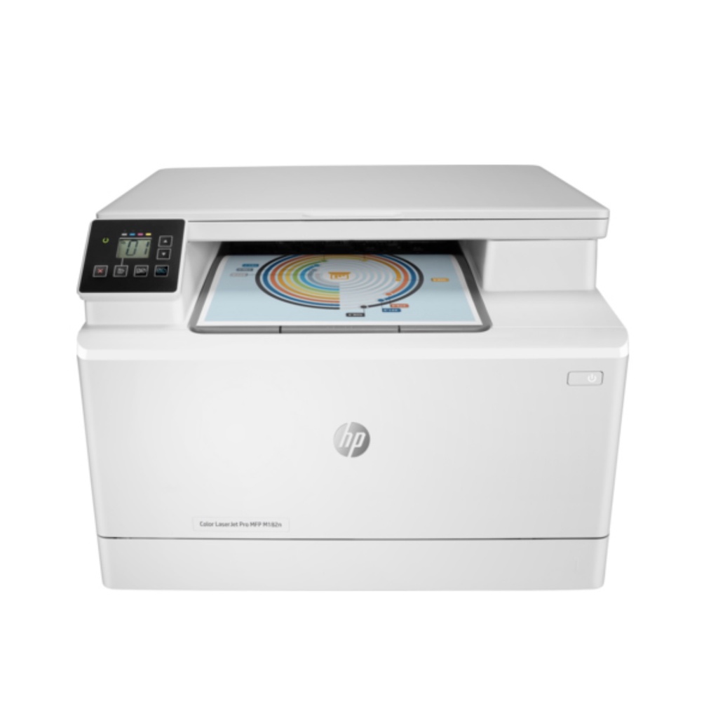 Máy in laser màu đa chức năng HP Pro MFP M182n (7KW54A) (Print/ Copy/ Scan / In mạng)