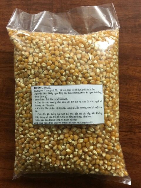 Set 1kg ngô Mỹ làm bắp rang bơ | BigBuy360 - bigbuy360.vn