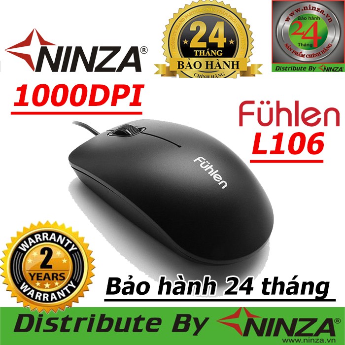 [Bảo hành Toàn Quốc 24 tháng] Chuột chơi game Fuhlen X102S chính hãng, 2400DPI,Lò xo Omron 10 triệu click | SM680R M87S