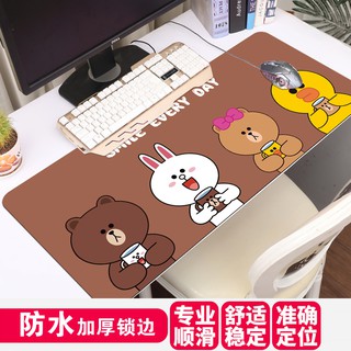 Thảm lót chuột in hình 3 chú gấu nâu dễ thương cho văn phòng