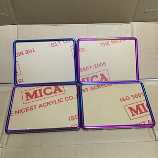 Khung biển số titan kèm mica kiếng