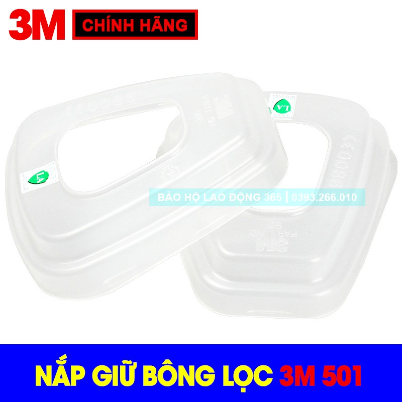 [CHÍNH HÃNG] Mặt Nạ Phòng Độc 3M 6800 Đầy Đủ 7 Món + Phin Lọc 3M 6001CN + Bông Lọc 3M 5N11CN + Nắp Giữ Bông Lọc 3M 501.