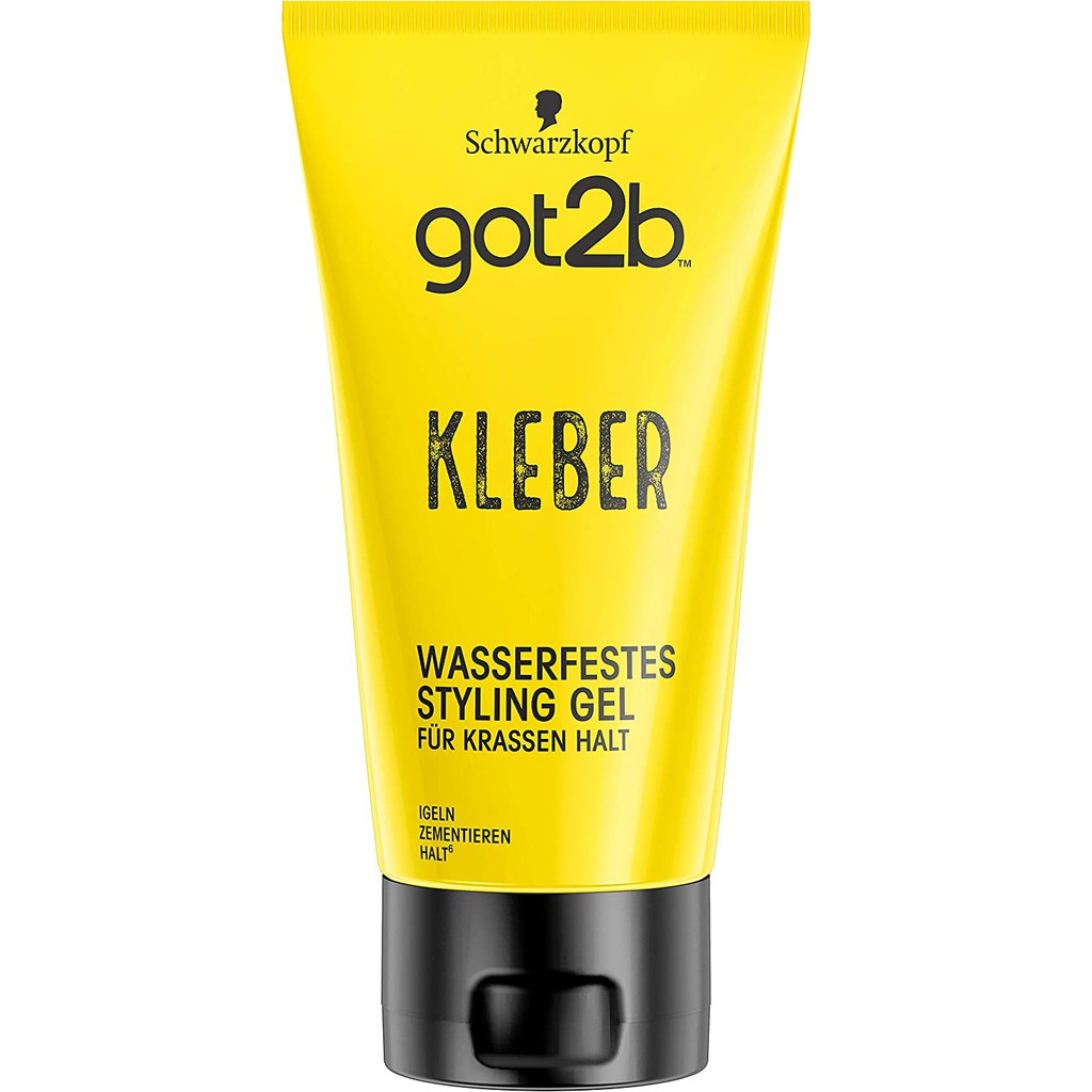 Sáp, Gel vuốt tóc nam Schwarzkopf Got2B Kleber Đức