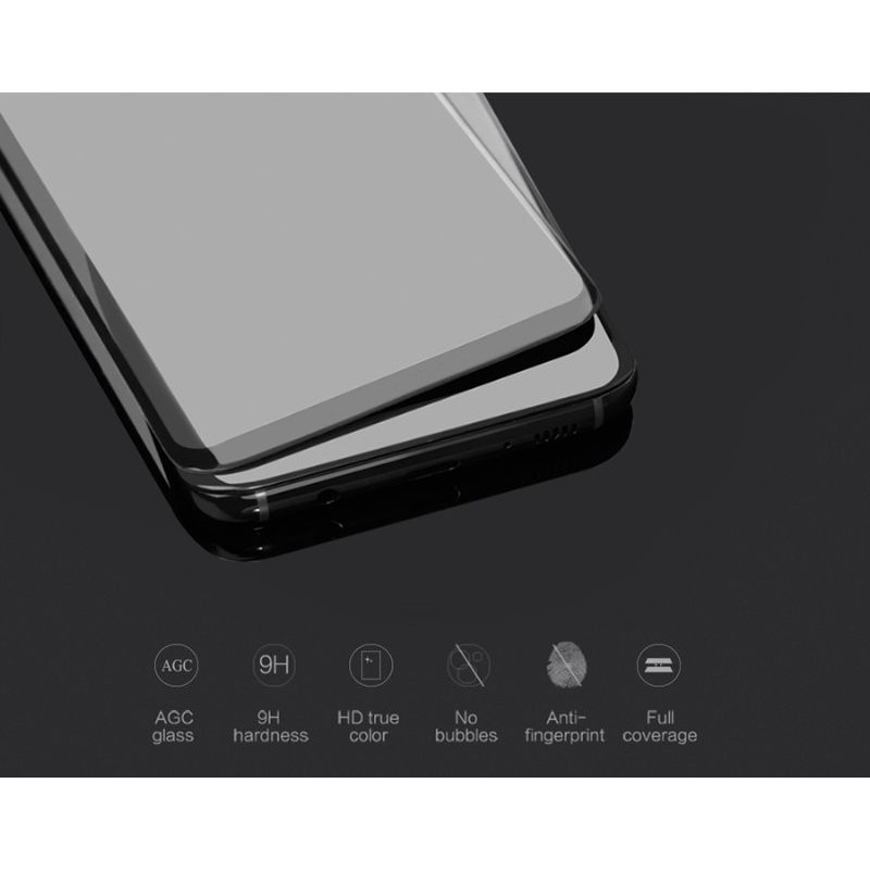 Miếng Dán Kính Cường Lực 5D Cho Samsung Galaxy S8 Plus, Galaxy S8, Galaxy S9, Galaxy S9 Plus. 5D Loại Xịn