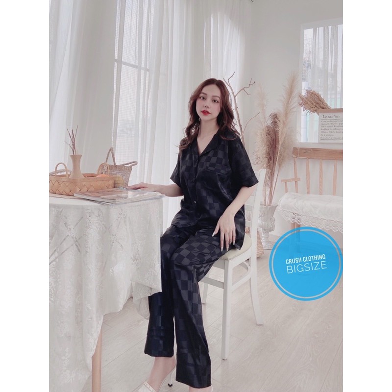 [Mẫu Đẹp] Pyjama Đồ Bộ Bigsize 55-100kg Diện cực Đẹp Chất Gấm Cao Cấp