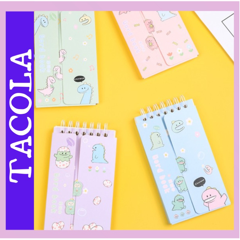 Sổ tay cute 80 trang học từ vựng tiếng anh TACOLA, sổ ghi chú nhiều mẫu xinh xắn ST02