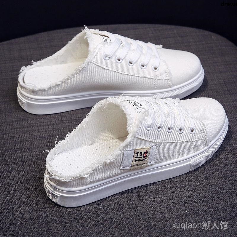 Giày Lười Vải Canvas Không Gót Thời Trang Mùa Xuân Cho Nữ | BigBuy360 - bigbuy360.vn