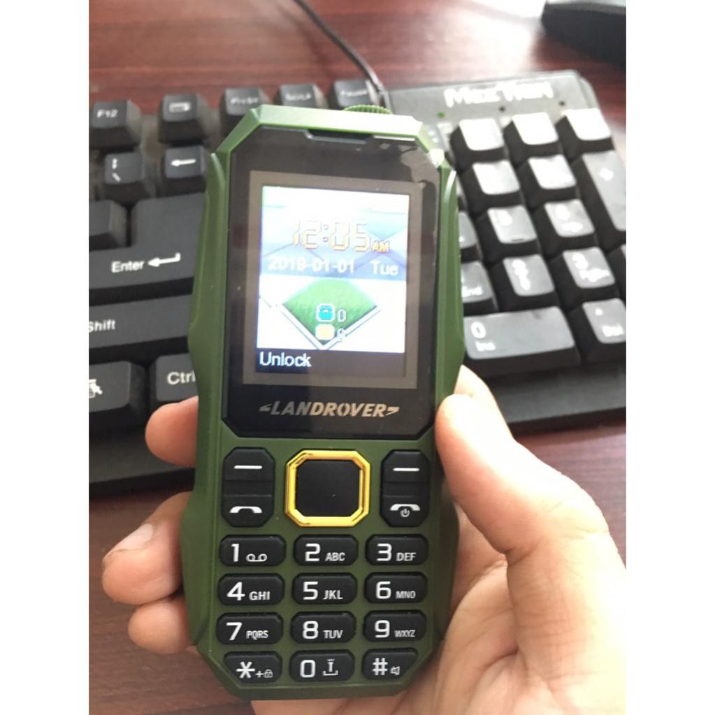 Điện thoại pin trâu landrover D66 pin 5800mah - 2 sim 2 sóng, nghe gọi to rõ