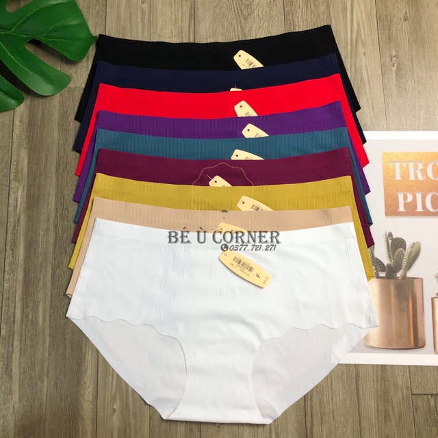 XẢ KHO Set 5 Quần Lót Su Không Đường May Bigsize LÊ THẢO CORNER