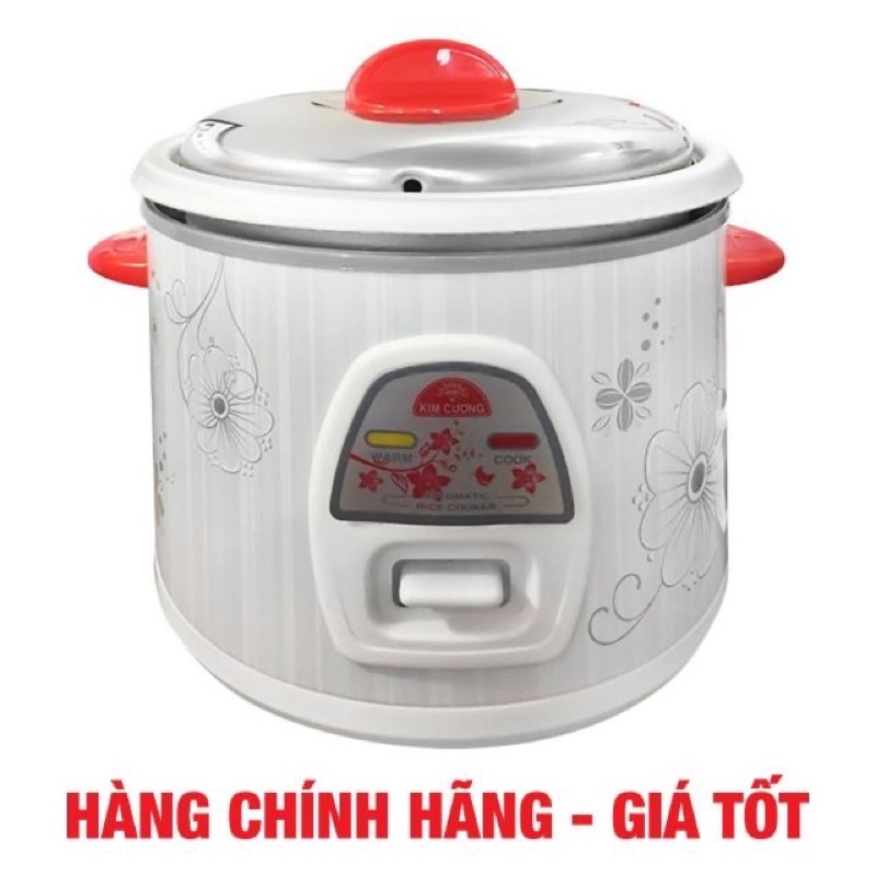 [giao hỏa tốc TP HCM hàng sẵn ]Nồi cơm kim cương nắp rời 0,6  đến 1,8 lít chính hãng