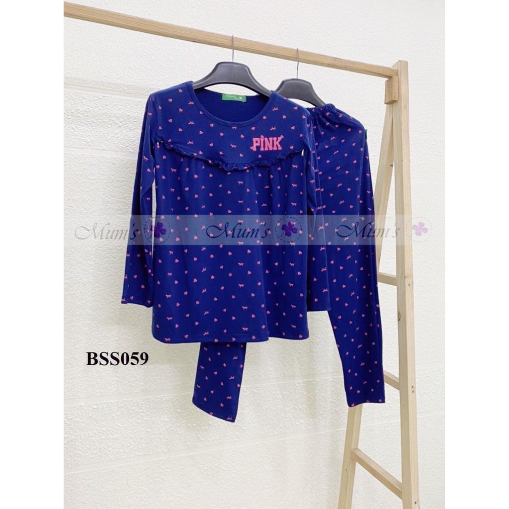 ĐỒ BỘ BẦU VÀ SAU SINH FREESHIPBộ cottong pink dài tay bèo ngực có khóa bé ti