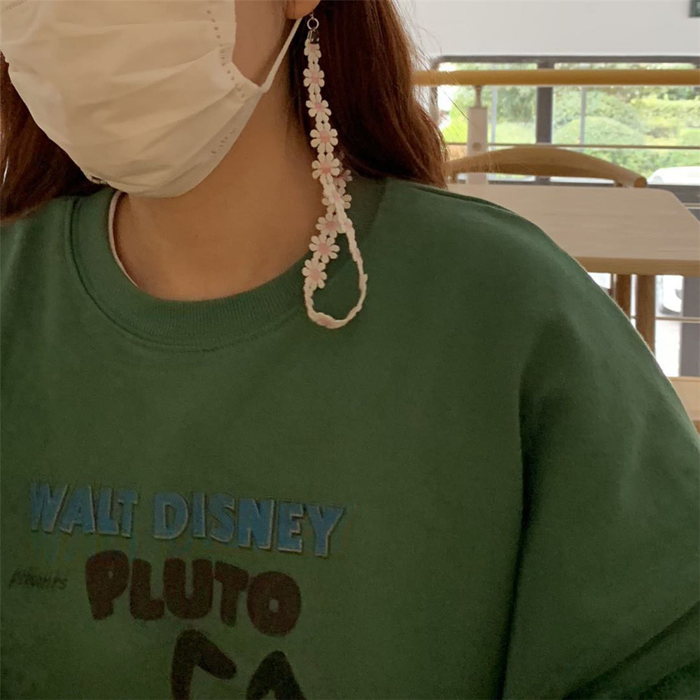 Dây Đeo Kính Chống Thất Lạc In Hình Hoa Cúc Dễ Thương Dành Cho Nữ