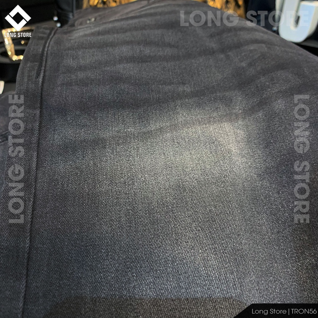 Quần jean nam đen bạc cao cấp ống đứng dáng ôm skinny chất bò co giãn đẹp chuẩn Hàn Quốc có big size Tron56 | BigBuy360 - bigbuy360.vn