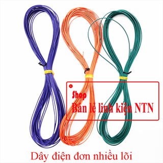Dây điện đơn nhiều lõi các màu