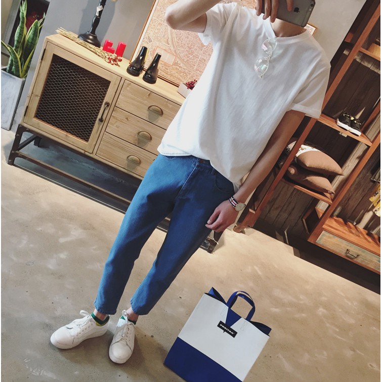 Áo Phông Nam Trơn Thiết Kế Đơn Giản Phong Cách Hàn Quốc Trẻ Trung - APT01 | BigBuy360 - bigbuy360.vn