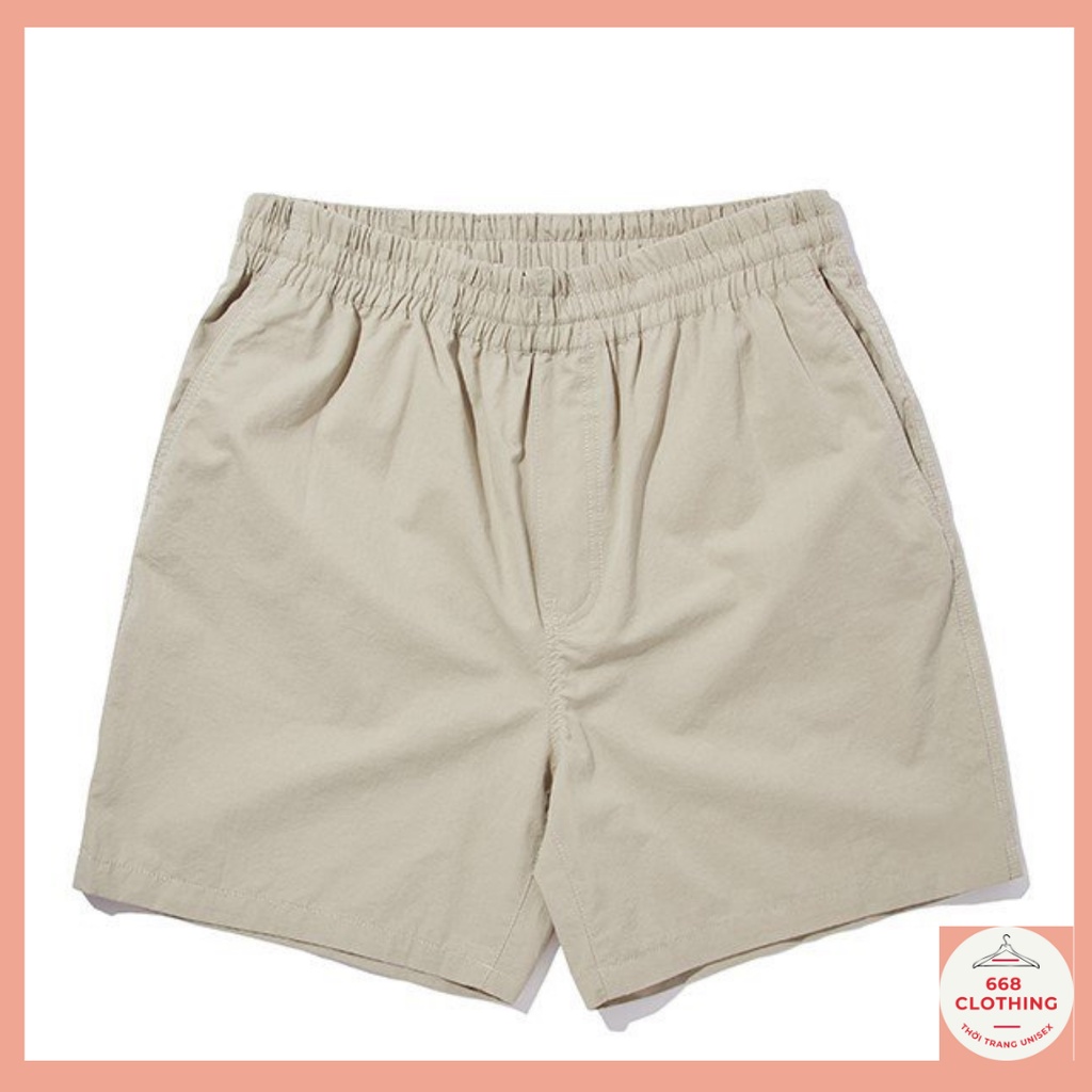 (sẵn) Quần short STSD streetstandard Hàn Quốc KAKI cao cấp unisex kiểu dáng ulzzang ống rộng 668clothing
