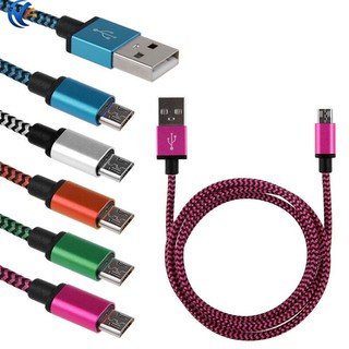 Cáp Sạc Bọc Dù Micro USB 3M cho điện thoại Android (SAMSUNG / OPPO / XIAOMI...) Siêu Bền