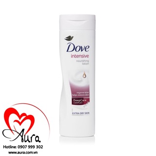 Dưỡng thể dove intensive body lotion 400ml