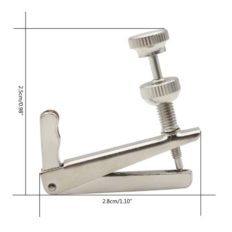 Đuôi Đàn Violin 3 Trong 1 Bằng Gỗ Mun 4 / 3 4 / 4