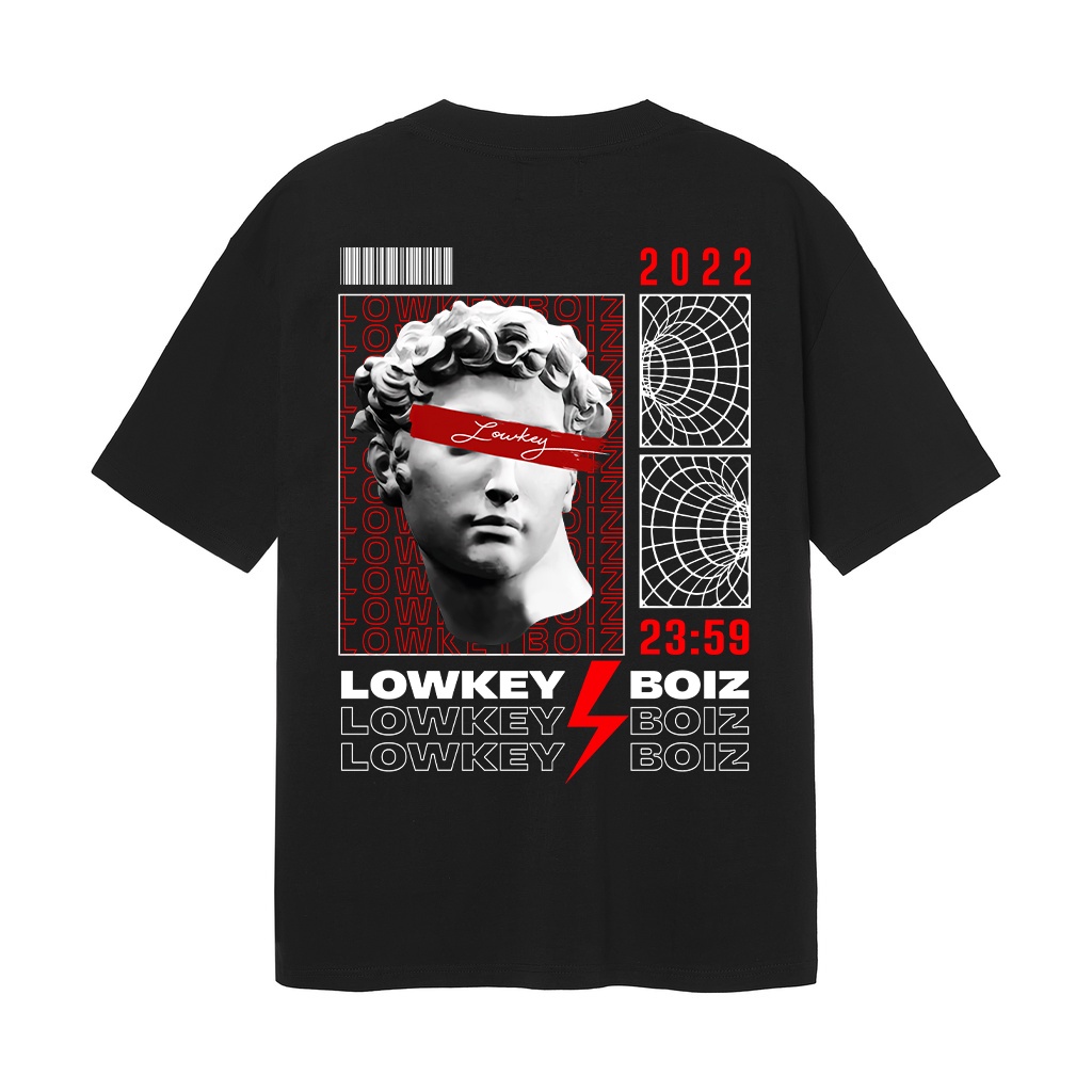 Áo thun nam nữ unisex tay lỡ Statue Tee , áo phông tay form rộng streetwear 100% Cotton