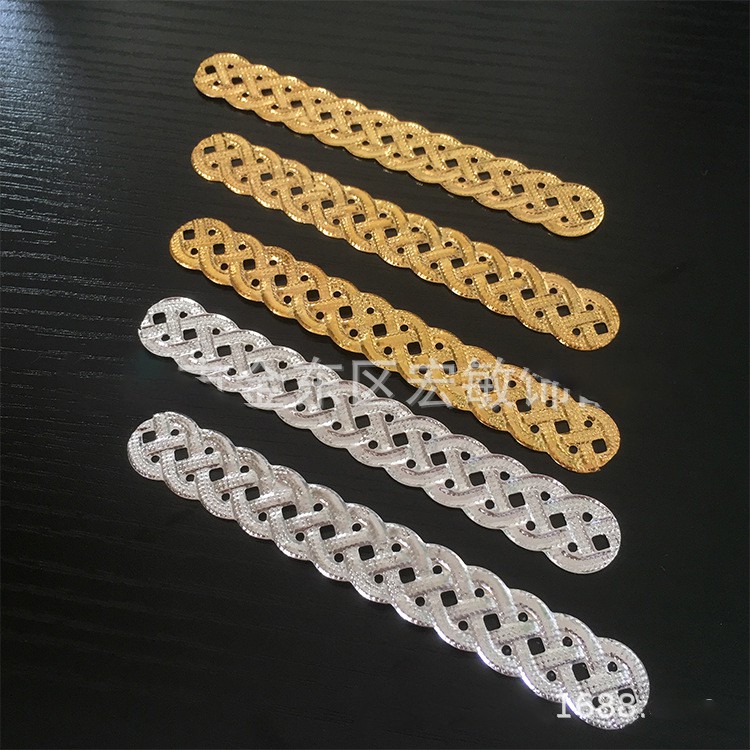 5 phiến họa tiết thanh dài 100*14mm nguyên liệu làm trâm làm trang sức cổ trang