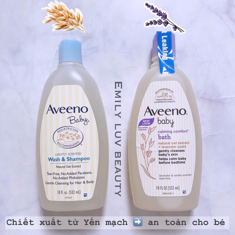 Sữa tắm cho bé Aveeno Baby 236ml/532ml