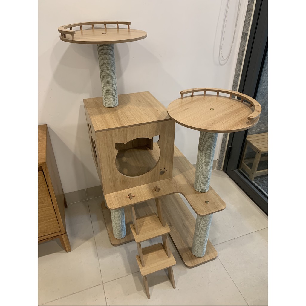 Nhà cây cho mèo mẫu 02 - Cat tree (Có sẵn)