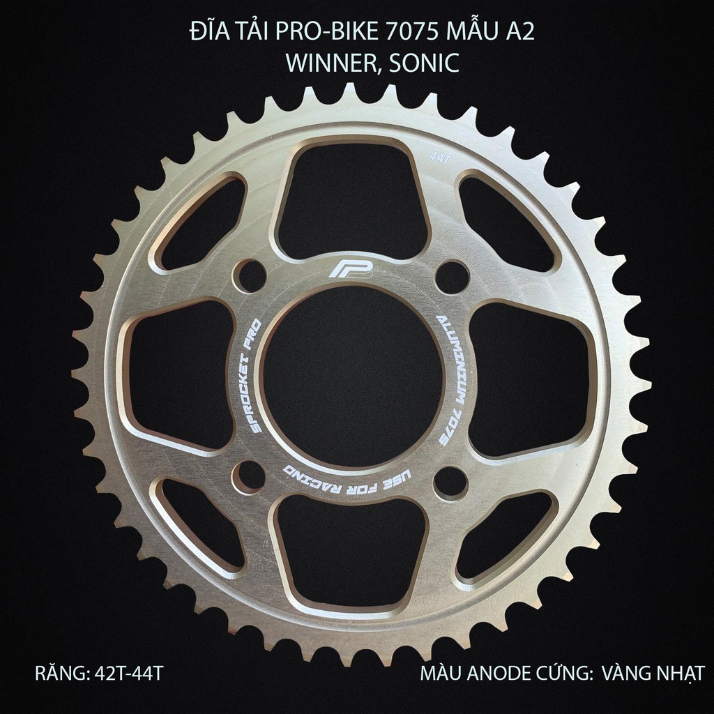 ĐĨA TẢI PRO-BIKE Nhôm 7075 cho WINNER, SONIC