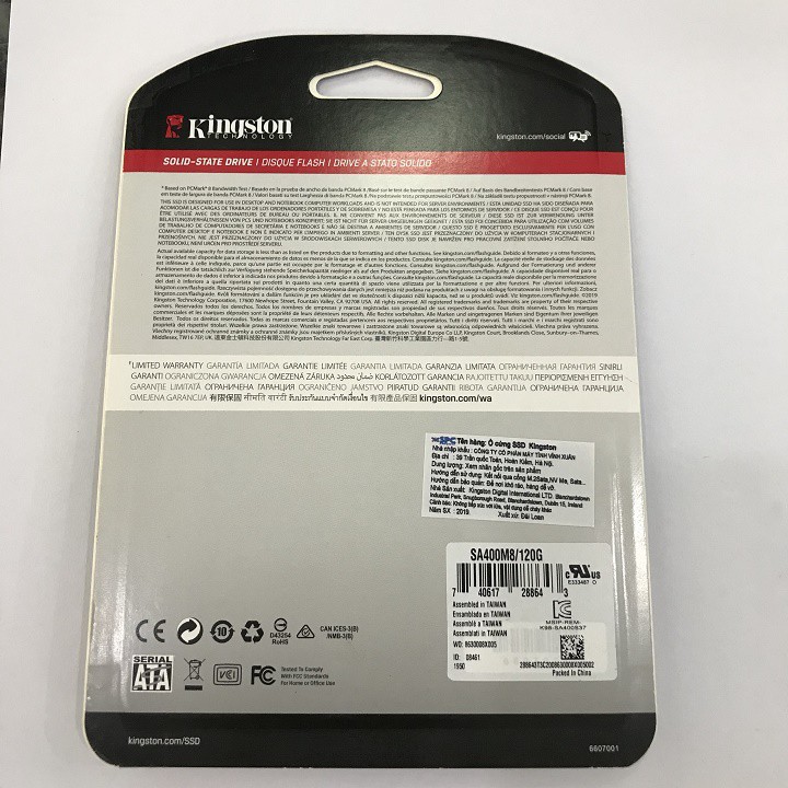 Ổ cứng SSD 120gb KingSton A400 M2 2280 Vĩnh Xuân phân phối | BigBuy360 - bigbuy360.vn