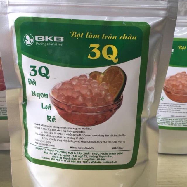 Bột Làm Trân Châu 3Q gói 300g