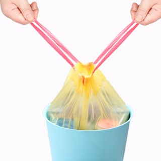 Combo 3 Cuộn Túi đựng rác có dây rút - Túi tự hủy bảo vệ môi trường