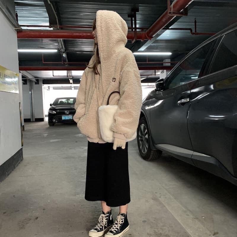ÁO KHOÁC LÔNG CỪU HOT TREN, SIÊU ẤM - ÁO KHOÁC LÔNG NỮ MÙA ĐÔNG - ÁO HOT TREND | BigBuy360 - bigbuy360.vn