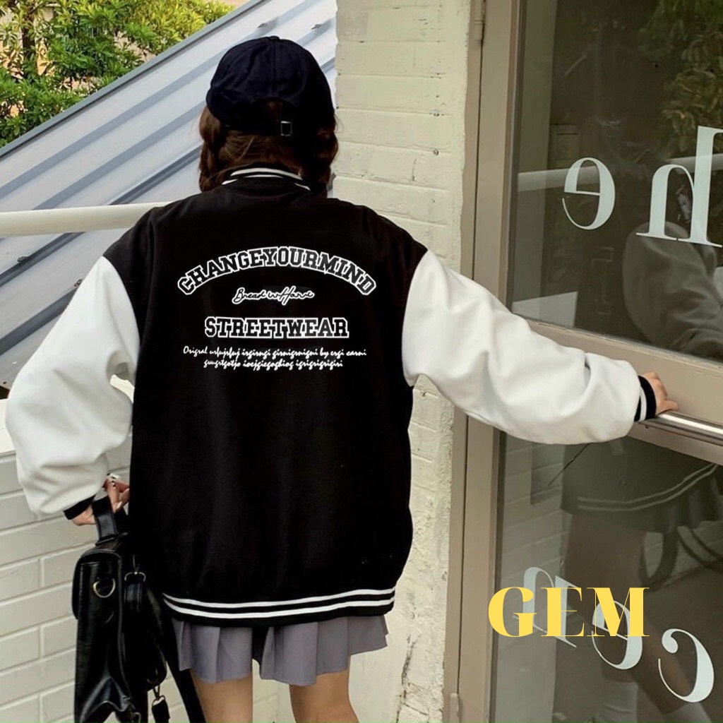 Áo Khoác Dù 2 Lớp TM CYM Unisex Nam Nữ Form Rộng Gem Phong Cách Hàn Quốc Gem