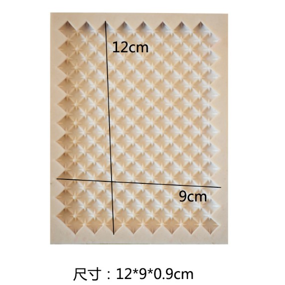 Khuôn Silicone Hoa Nổi 4D Viền Khóm