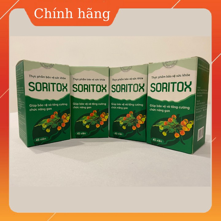 [CHÍNH HÃNG] Soritox Viên uống giải độc gan, hỗ trợ các bệnh về gan | Thế Giới Skin Care