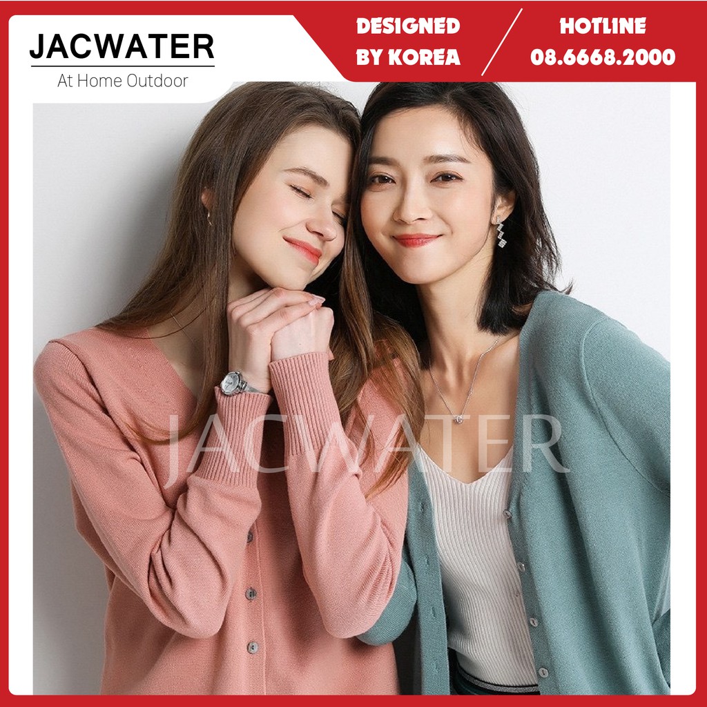 Áo khoác len cardigan nữ mỏng nhiều màu co giãn phong cách hàn quốc JACWATER V095 | BigBuy360 - bigbuy360.vn