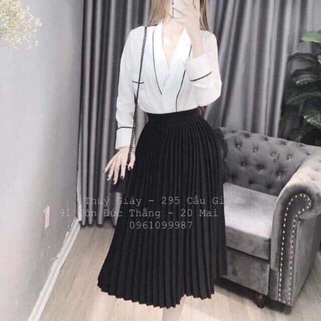 🔥SIÊU HOT 🔥CHÂN VÁY XẾP LY CẠP CHUN