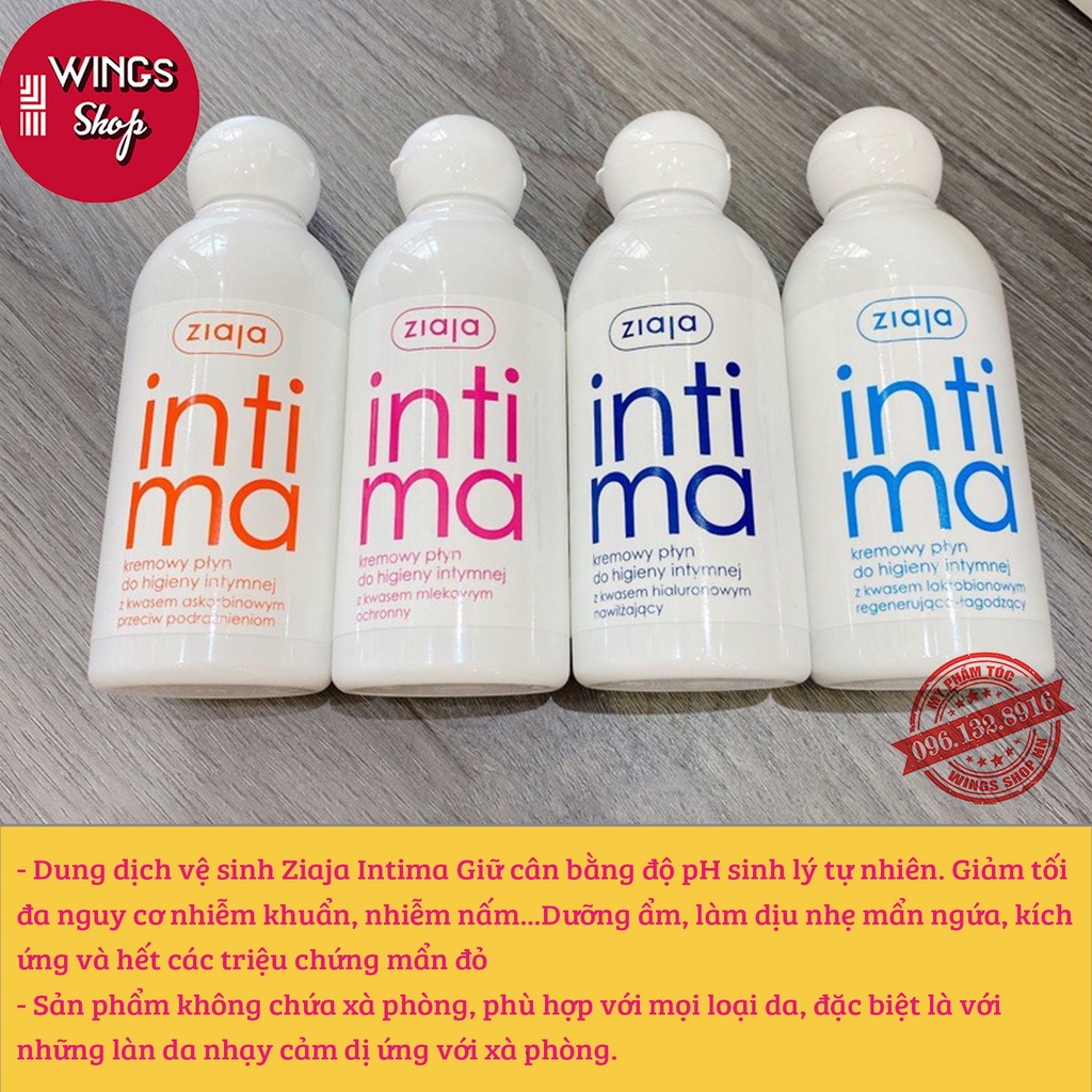 Dung Dịch Vệ Sinh Phụ Nữ Ziaja Intima 200ml | Hàng chính hãng