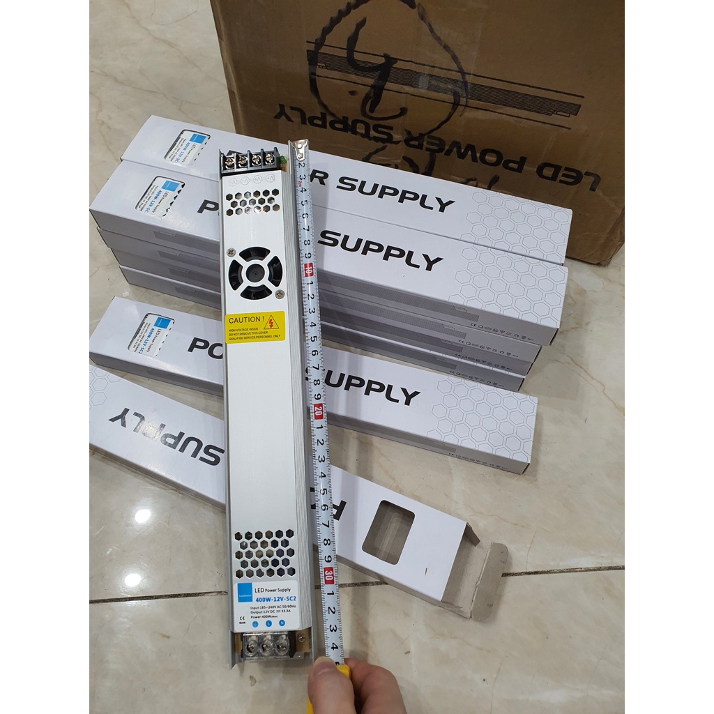 Adapter tổ ong loại dẹt 12v 100W - 400W có quạt. chất lượng cực tốt