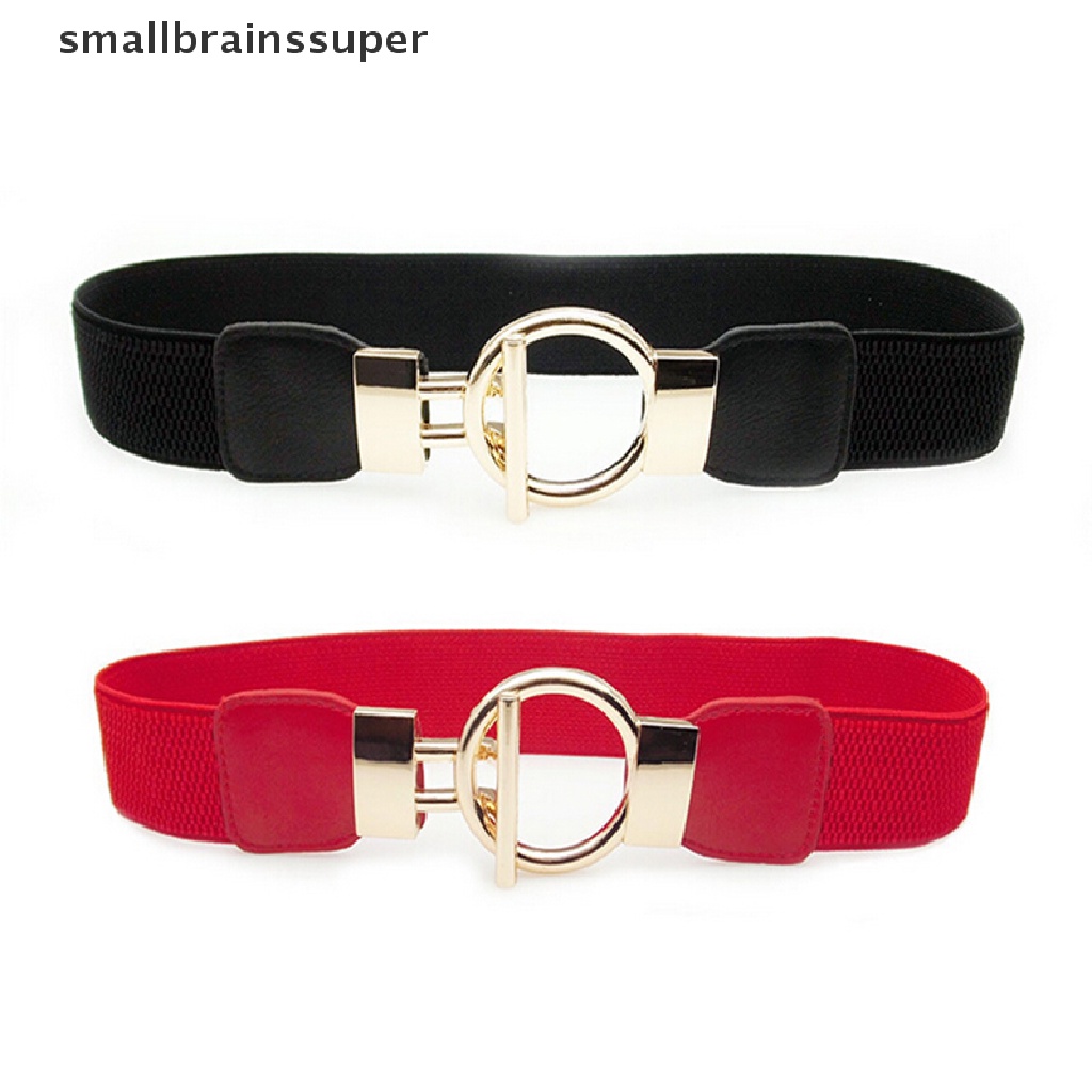 Thắt Lưng Bản Rộng Co Giãn Có Khóa Cài Dùng Mặc Đầm Thời Trang Cho Nữ